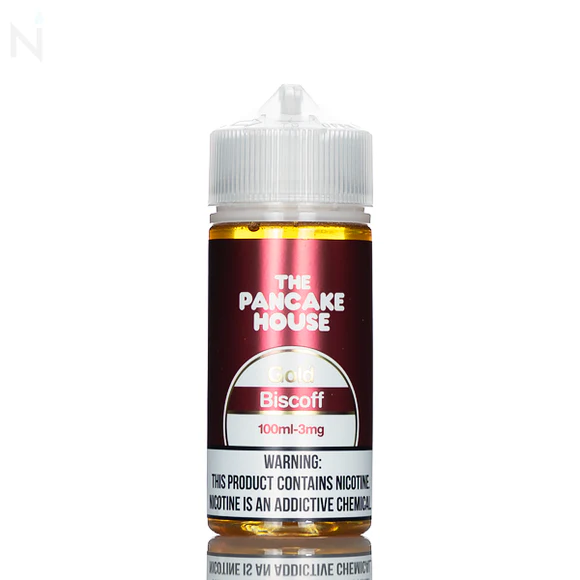 Pancake House E-Liquid - Gold Biscoff - 100ml - Image 2
