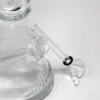 10″ Blueberry Double Ring Soft Glass Beaker Bong - Image 5