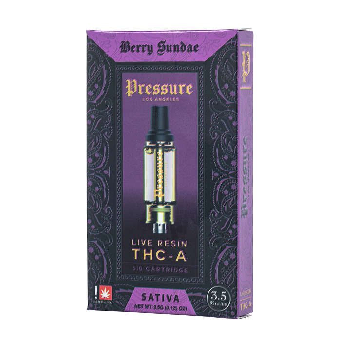 PRESSURE LA THC-A LIVE RESIN CARTRIDGE 3.5G - Image 3