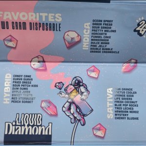 FAVORITES 2G DISPOSABLE VAPES_ LIQUID DIAMONDS (NEWEST DEVICE) - Image 3